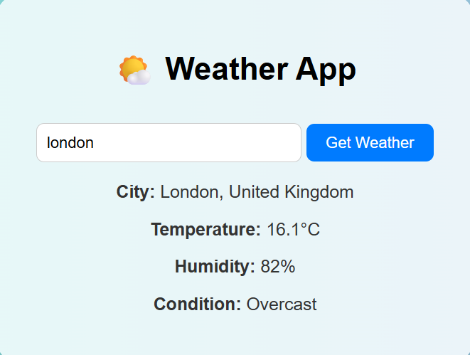 Weather App